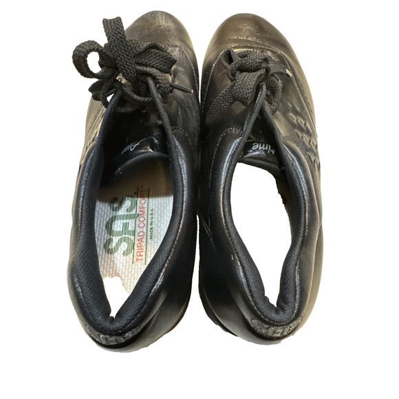 SAS Free Time Walking Shoe Black Suede Tri-Pad Comfort Womens Size 8.5 S Slim - Picture 6 of 6